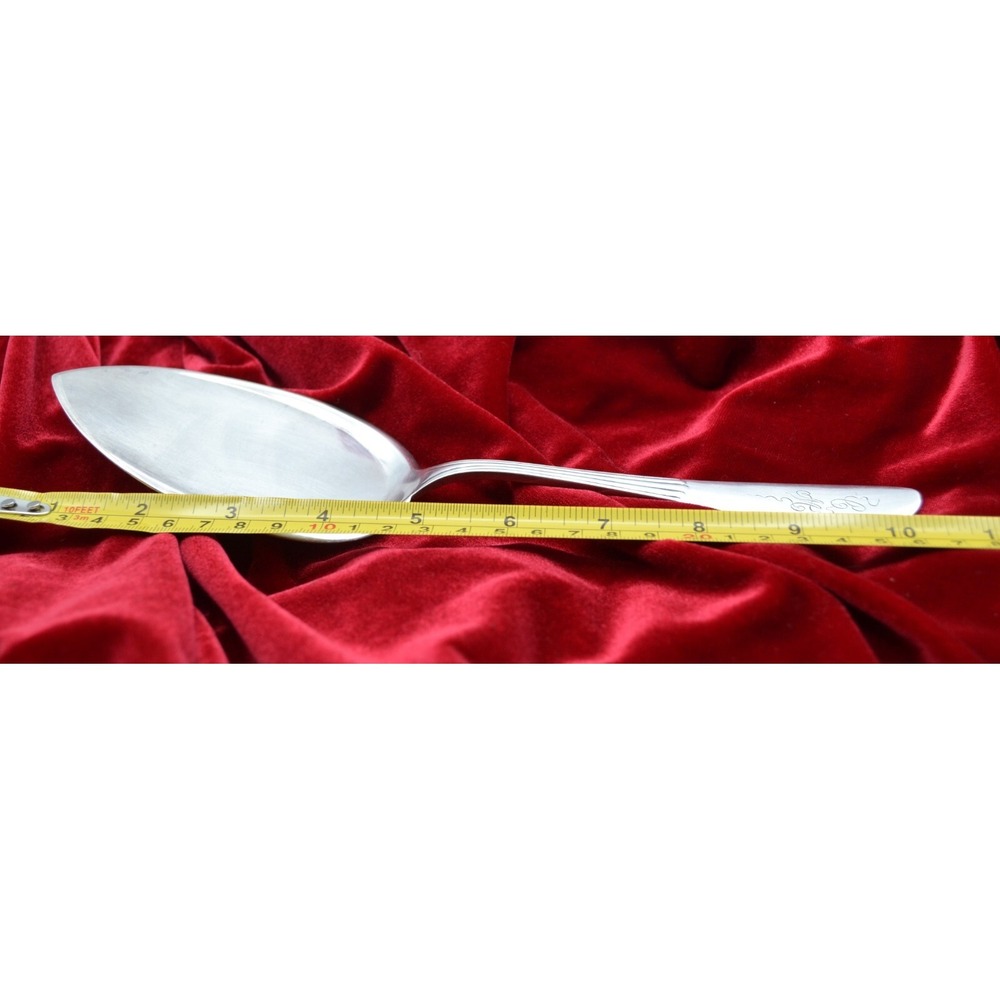 Tiffany & Co EP Silver Plate Cake Pie Server Patent 1884 Engraved Monogram - Picture 6 of 6